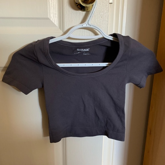 GARAGE Grey Crop Top XS - Picture 4 of 8